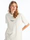 Crew Neck Printed Short Sleeve Oversized T-Shirt